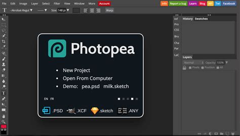 free adobe photoshop|Photopea .